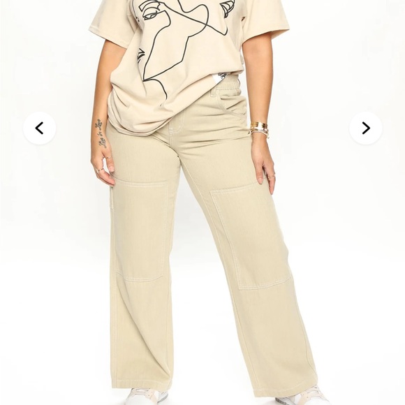 Beige Graphic Women Top - Picture 2 of 4